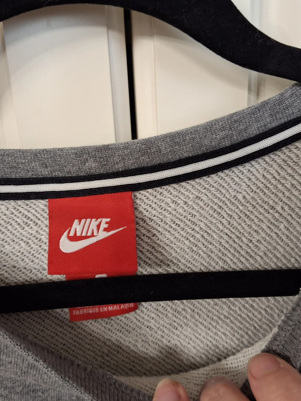 Nike Grey Short Sleeve Sweatshirt dress XL